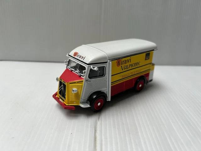Miniature Eligor 1/43 Citroën Type HZ-72 - Porte-voitures 'Le Citroën H 52' - Jaune