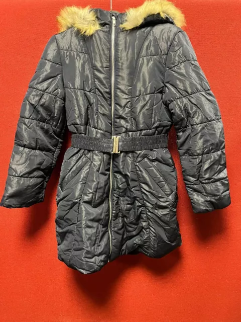 DEBENHAMS BLUEZOO PADDED Belted Coat Blue Age 12 13 Years TD121 BB 09 26.24 PicClick UK