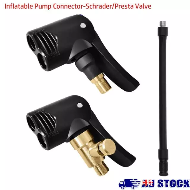 Schrader/Presta Valve Tire Air Pump Nozzle  Car/Bike/Motorcycle