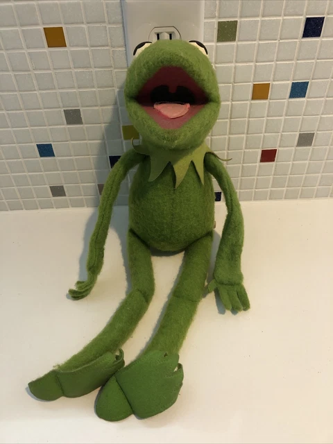 Vintage 1976 Fisher Price #850 Kermit the Frog Doll Plush Jim Henson 18” RETRO