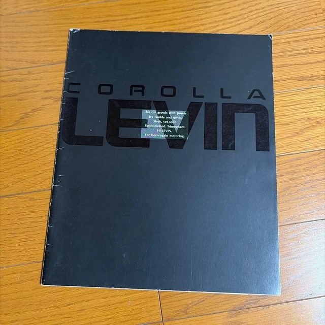 TOYOTA COROLLA LEVIN Original Catalog $54.90 - PicClick CA