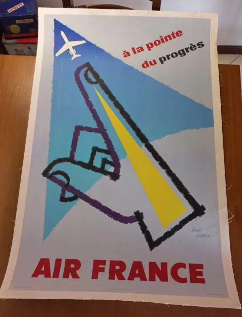 Poster Air France Jean Carlu 1958