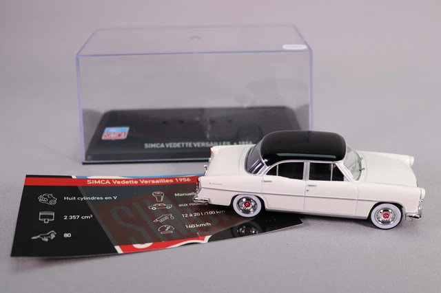Miniature Nostalgie 1/43 – N027 – Simca Vedette Versailles 1956 – Noire