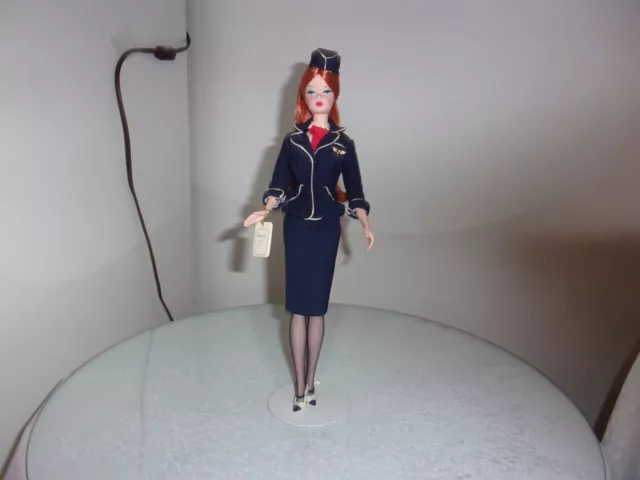 Barbie Silkstone -The Stewardess 2006 Mattel- Fashion Model Gold Label