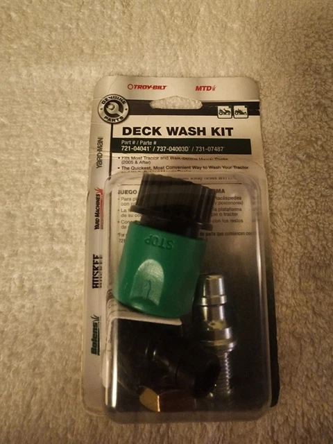 42 in. Tractor Deck Wash Kit Walk-Behind Mower Universal Garden Hose Attachment