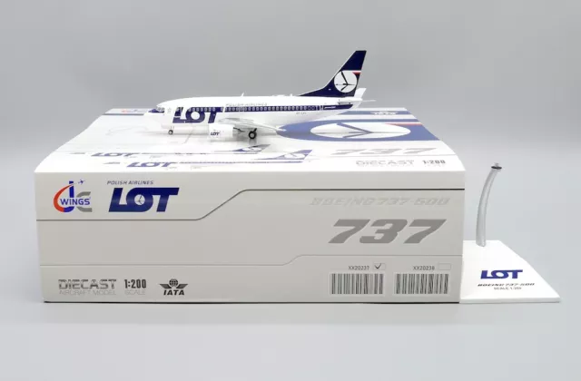 JC-Wings 1:200 Boeing 737-500 LOT Polish Airlines SP-LKC XX20237