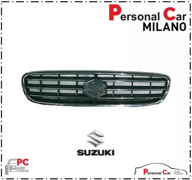 Suzuki Baleno Chrom/Schwarz Kühlergrill Vorne Von 2001 Bis 2007