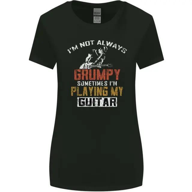 Im Not Always Grumpy Gitarre lustige Gitarristin Damen breiter geschnittenes T-Shirt