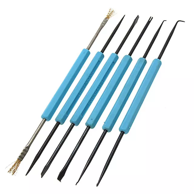 6 In 1 Double-sided Soldering Aid Repair Tools Set For PCB Repairing Rework DSUK