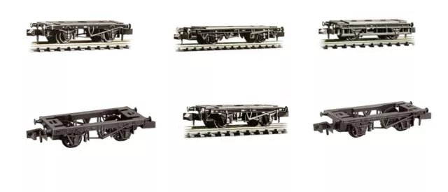 Vagón Chasis Conjuntos - N Gauge Tren Modelo Repuestos Peco