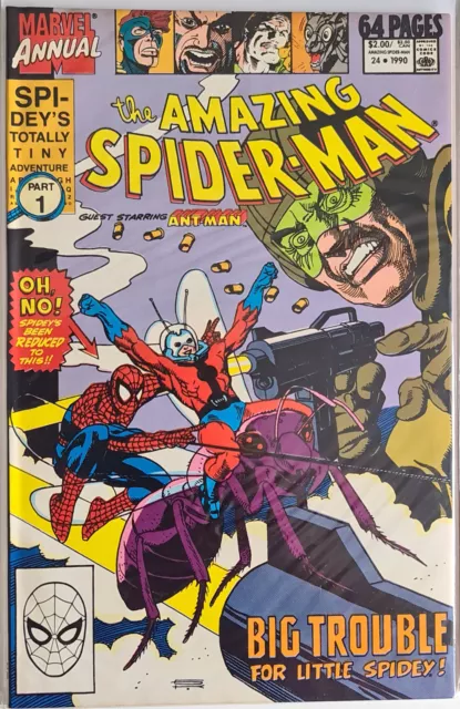 Amazing Spider-Man Annual #24 - Vol. 1 (08/1990) - Direct Edition F/VF - Marvel