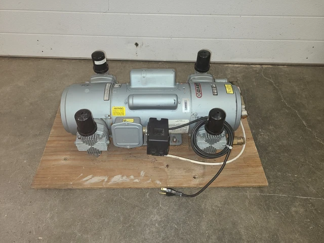 Gast 120V Air Compressor for Fire Protection System 7LDE-16-M750X  Free Shipping