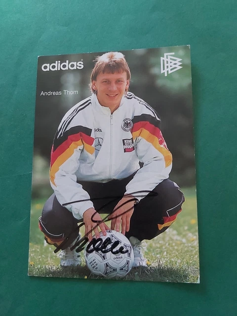Andreas Thom - handsignierte Autogrammkarte (Gebraucht) in Menziken für