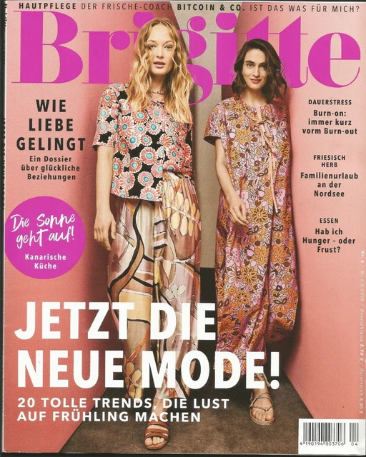 BRIGITTE, Nr.  4 / 2.2.2022. JETZT DIE NEUE MODE!. 20 Tolle Trends