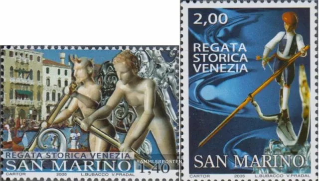 San Marino 2224-2225 (complete issue) unmounted mint / never hinged 2005 Histori