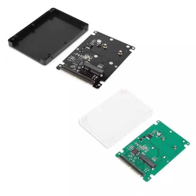 Mini PCI-E mSATA SSD Hard Disk Box Case to IDE 2.5inch 44Pin Adapter PATA/IDE