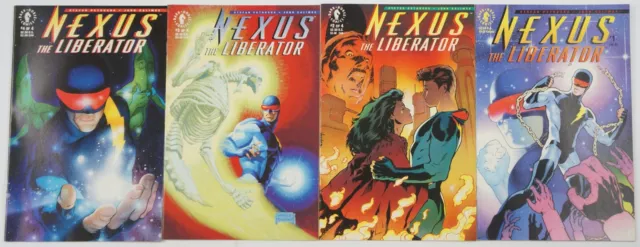 Nexus: the Liberator #1-4 VF/NM complete series ADAM HUGHES Dark Horse set 2 3