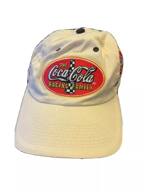 The Coca-Cola Racing Family Strap Back Hat Cap NASCAR 2003 Tony Stewart