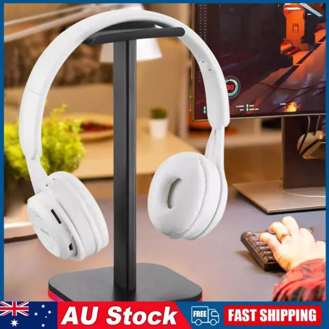 RGB Gaming Headphone Stand Computer Over Ear Headset Desk Display Holder Hanger