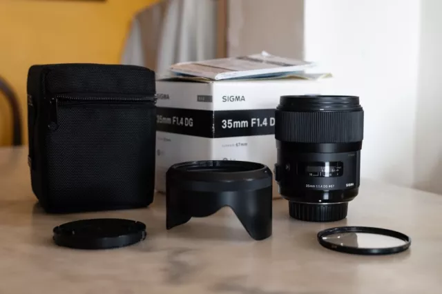 Objectif Sigma Art 35mm f1.4 monture Nikon