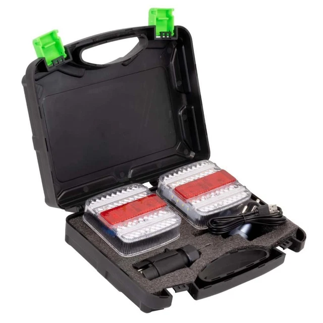 Jeu De Feux Arrieres Led Magnetiques Sans Fil