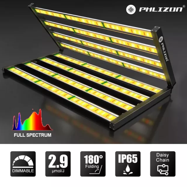 Full Spectrum 1000w Commercial LED Grow Lights Dimmable Grow Bar Light