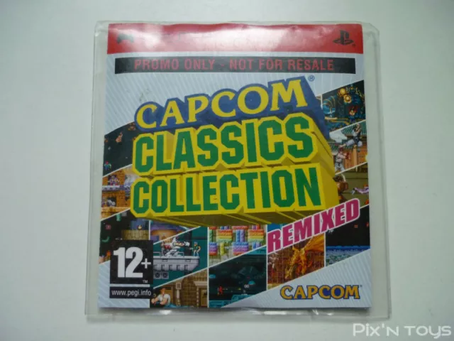 Jeu Sony PSP Capcom Classics Collection Remixed / Version Promo "Not For Resale"