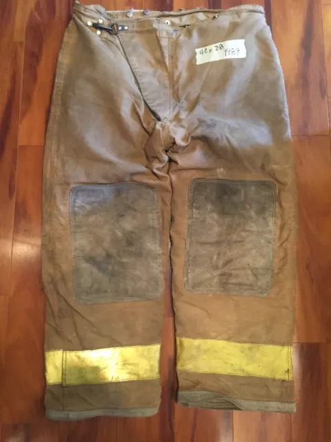 Globe Firefighter Bunker Turnout Pants Vintage 42x28 1989 Halloween Costume