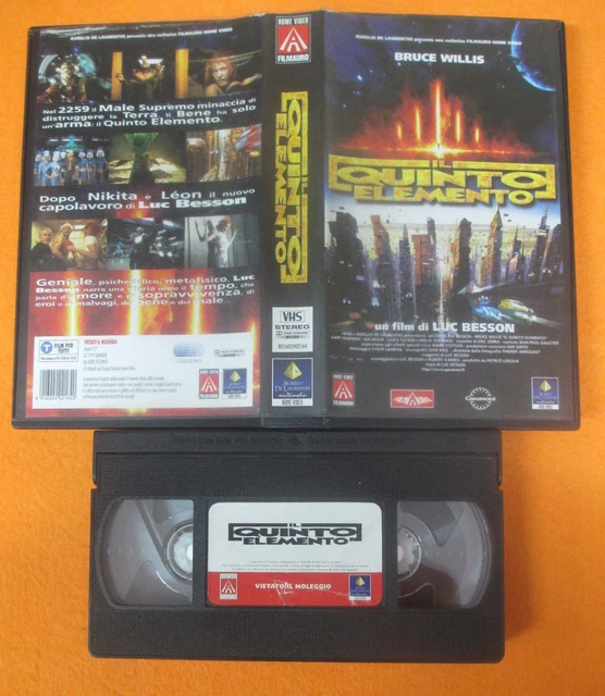 VHS FILM IL QUINTO ELEMENTO 1997 Bruce Willis FILMAURO 801602402164