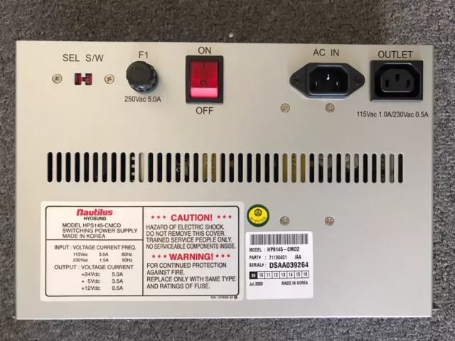 Hyosung Hantle Tranax Genmega ATM power Supply