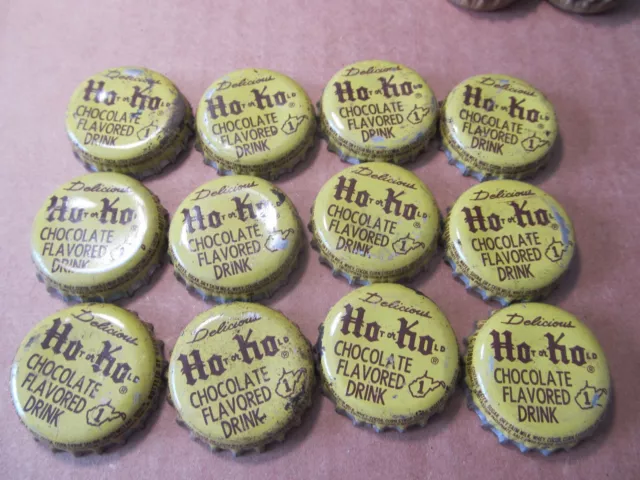 12 Hot Or Kold Chocolate Drink Cork Soda Caps Washington N. Carolina Nc Cork Wv