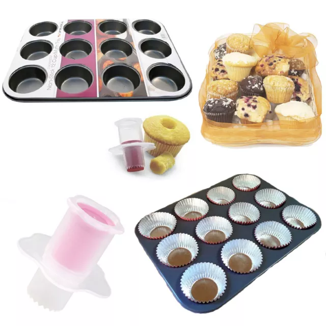 Muffins Pan Tray Cup Cake Corer Mould Non Stick Pans Metal Cupcake Baking Mold