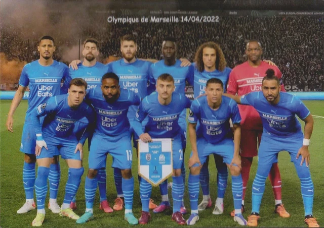 Poster/page équipe Olympique De Marseille 2003/04 - Clubs Français