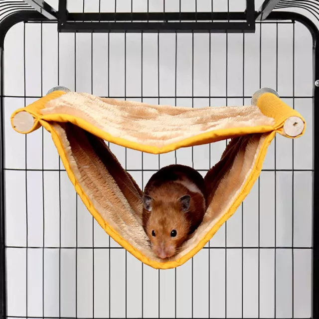 2x Hamster Hammock Hanging Warm Bed Small Pet Animal Nest