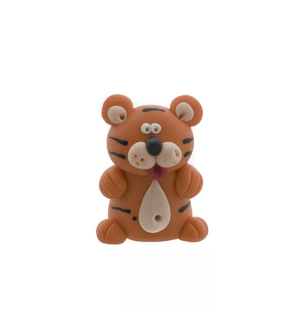 Tigre Figura Pasta Polímero Hecho Manual Peterandclo 7255