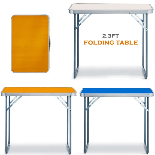 Folding Table Portable Fold Up Tables Camping Garden Party Trestle Dinner Table