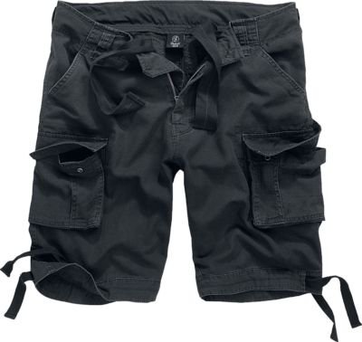 Brandit Brandit Vintage Classic Combattere Uomo Carico Shorts Campeggio Trekking Nero 