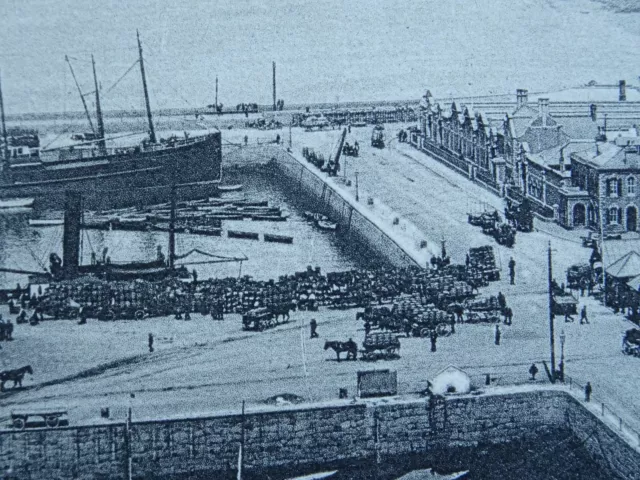 Channel Islands JERSEY St. Helier General View - Old Postcard by F.F.