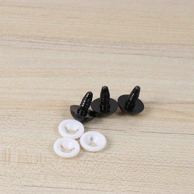 100 piezas 16mm Plástico Negro Tornillos Cierres Parachoques Remache Clips K