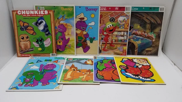 FISHER PRICE Children's Puzzles Snow White, Barney, & Elmo