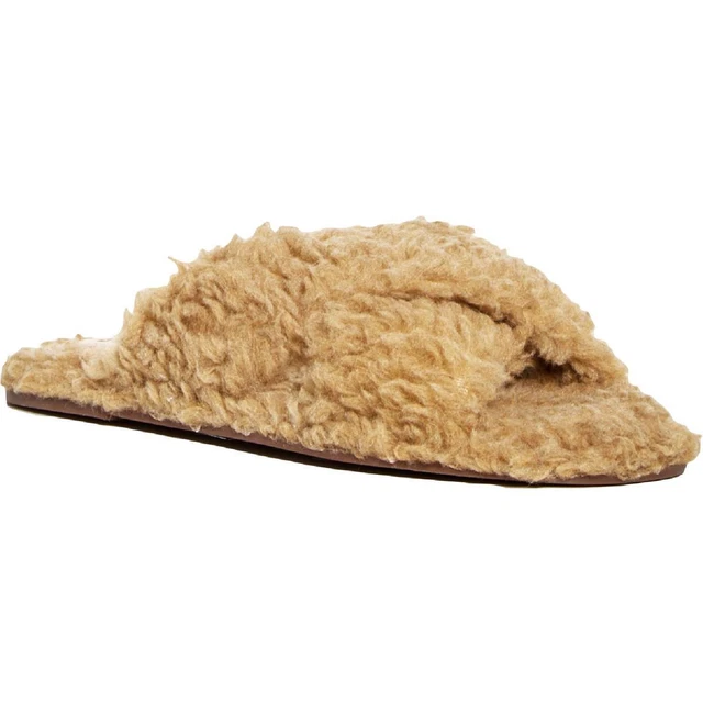 Schutz Womens S-Dynora Beige Slides Slipper Shoes Shoes 5 Medium (B,M)  4347