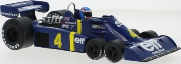 F1 TYRRELL FORD P34 # 4 2nd GP Suède 1976 DEPAILLER o 1/18 EXOTO 97042 formule 1