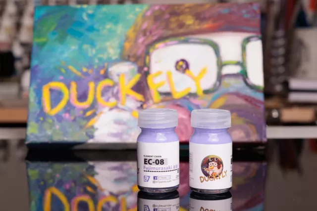 E7-Color "EC" Element Chain Lacquer Paint EC08 Fujimurasaki (20ml) For Model Kit