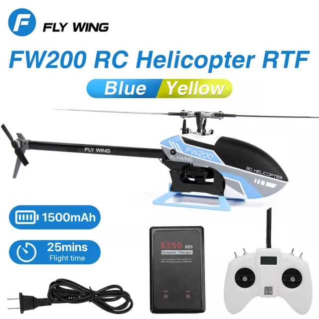 Fly Wing FW200 GPS 6CH 3D Automatic Return APP Adjust Hold RC Helicopter RTF