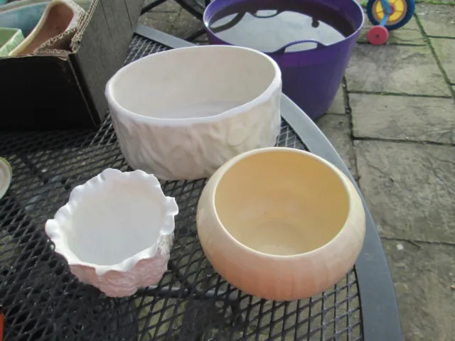 3 vasi articoli porcellana. merce burleigh/copeland più 1 altro.