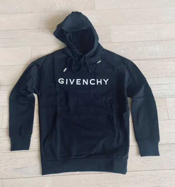 Givenchy Hoodie Black Logo print Size S