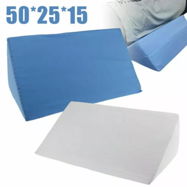 Acid Reflux Foam Bed Wedge Pillow Leg Elevation Back Lumbar Support Cushion B ME