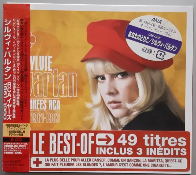 Double CD RARE édition DIGIPACK JAPON Sylvie VARTAN Les années RCA complet