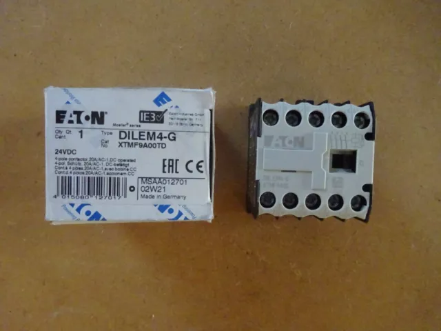 Eaton DILEM4-G 24V DC contactor XTMF9A00TD