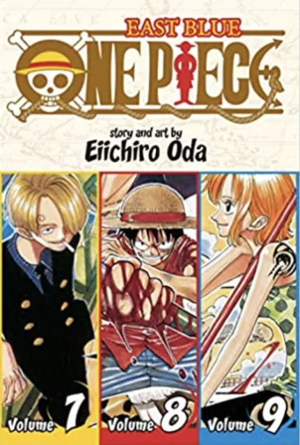 One Piece Omnibus Edition 3 (volumes 7, 8 & 9) Manga English - Brand New
